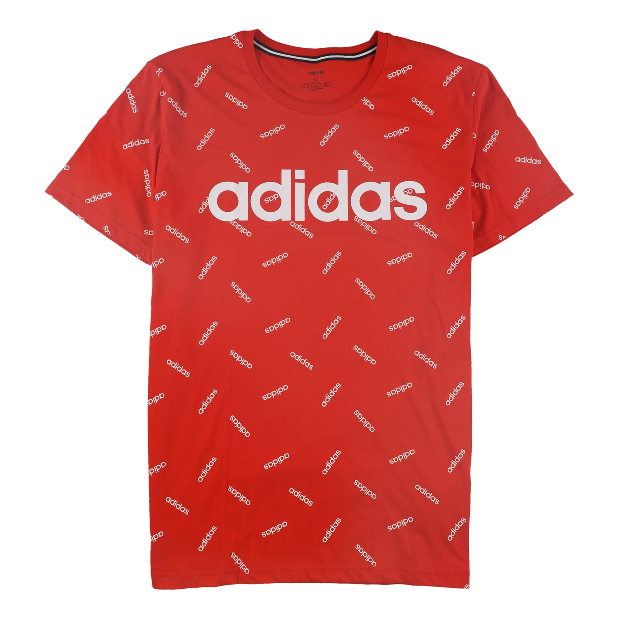 T-shirt gráfica Adidas Mens Allover-Print, Angola