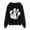 Black, variant on Babcutegg Sweatshirts for Women Pullover Graphic Tee Long Sleeve Fall and Winter Clothes for Women Black Size L