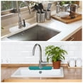 thumbnail image 4 of Protector de Salpicaduras de Cocina, 17.7" x 5.8" Tapete de Silicona para Grifo, Atrapa Agua de Baño, Cocina de Casa Rural y Caravana, Color Blanco, 4 of 5