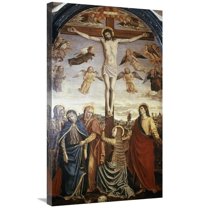 36 in. Crucifixion Art Print - Ambrigo Borgognone