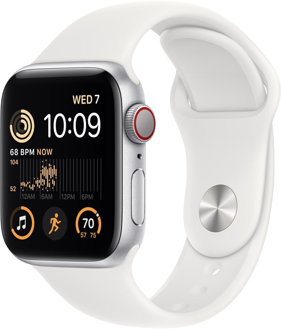 Restored  Apple Watch Series SE 2nd Generation 44mm (GPS + Cellular) Aluminum Case (Refurbished)