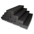 thumbnail image 5 of Matte Black-Kraft Cotton Filled Gift Boxes - Size 8" x 2" x 7/8", 5 of 9