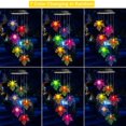 thumbnail image 3 of Campanas de viento solares BEMS-pcs, campanillas de viento que cambian de color de hoja de arce,, 3 of 5