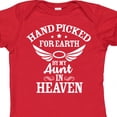 thumbnail image 4 of Inktastic Handpicked for Earth by My Aunt in Heaven with Angel Wings Boys or Girls Baby Bodysuit, 4 of 5