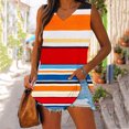 thumbnail image 2 of Giftesty Tank Tops for Women Womens Pleated Tank Tops Spaghetti Strap Camisole Tops Curved Hem Fashion Suspender Tops, 2 of 5