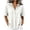 04# White, variant on Women's Linen Tops Ihhxva Short Sleeve Snap Button Stretchable Lightweight Summer Cotton Hooded Casual Tunic S-2XL