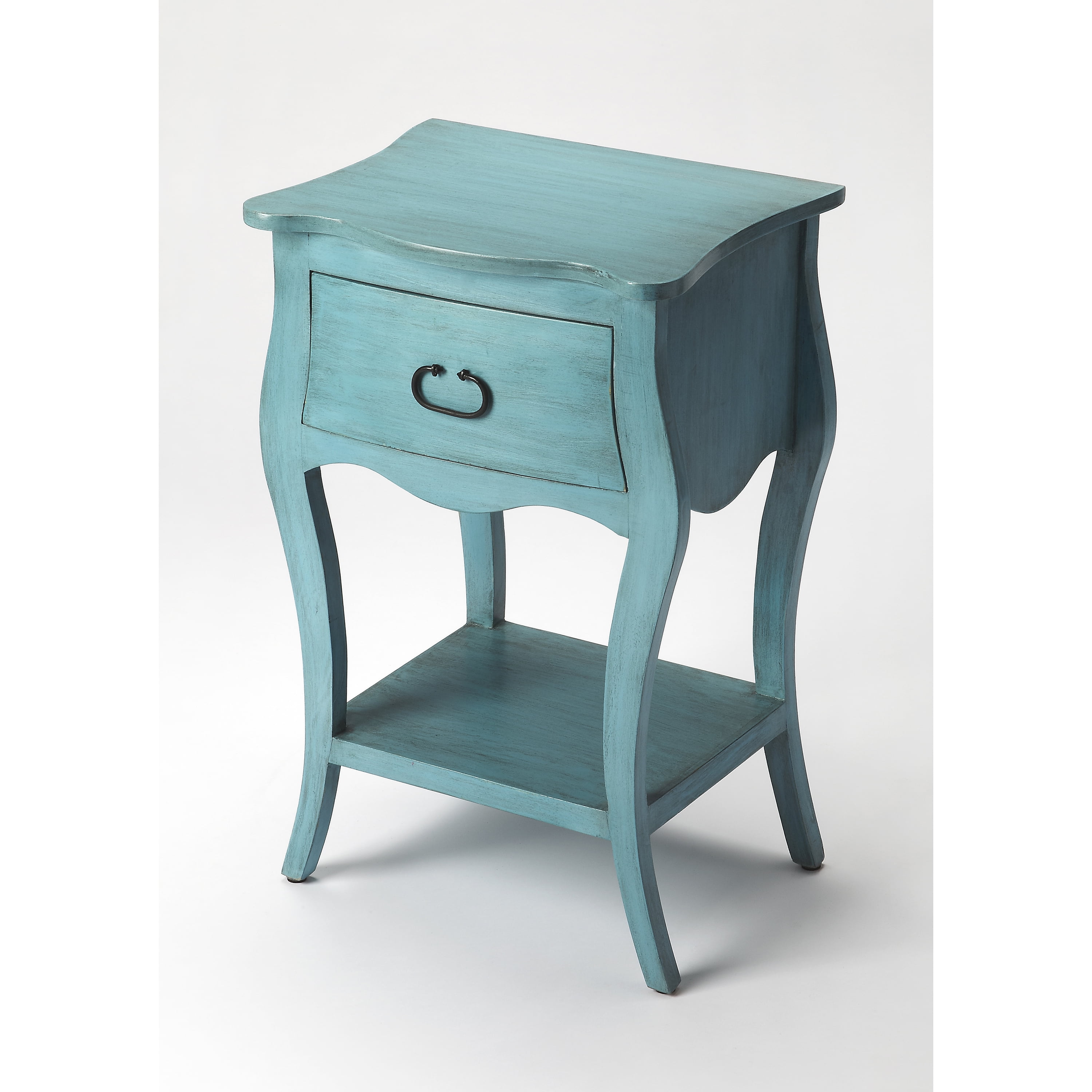 Butler Rochelle Distressed Blue Nightstand