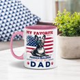 thumbnail image 4 of My Favorite French Bulldog Calls Me Dad. Happy Father's Day 11oz Accent Two-tone Mug Dog Lover Gifts Coffee Tea Cup - 00005, 4 of 5