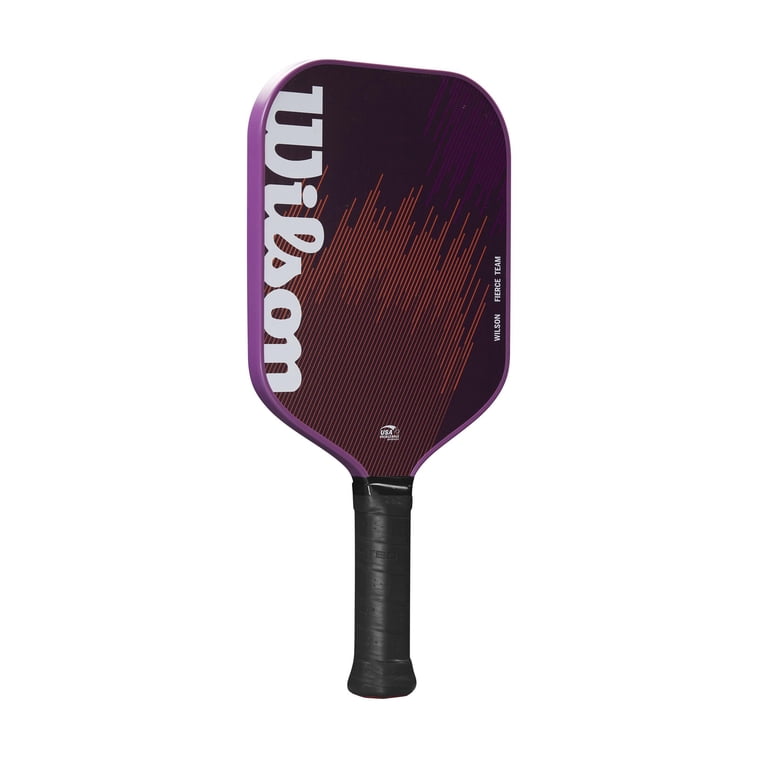 【廃盤】Wilson ラケット　FIERCE CX5600　W-INGパープル Wilson, Pickleball Paddle, Purple, 13mm Thickness, Fiberglass