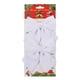 thumbnail image 1 of Decoraciones de Navidad Al Aire Libre 2 Paquetes de Terciopelo Arco de Navidad 15x14cm Agrupado Rojo Verde Rosado Blanco Paño Decoraciones Del Árbol de Navidad, 1 of 6