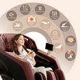 thumbnail image 3 of Balichun 4D Massage Chair, Full Body Zero Gravity Recliner with AI Voice, 15 Auto Modes, Remote, Waist & Calf Heating, Burgundy, 3 of 16