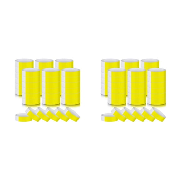 Naiovety 6 rollos de pulseras de papel para Club Theatre, surtido de pulseras adhesivas para fiestas, Kit surtido, brazaletes para eventos de un Type3 NO3