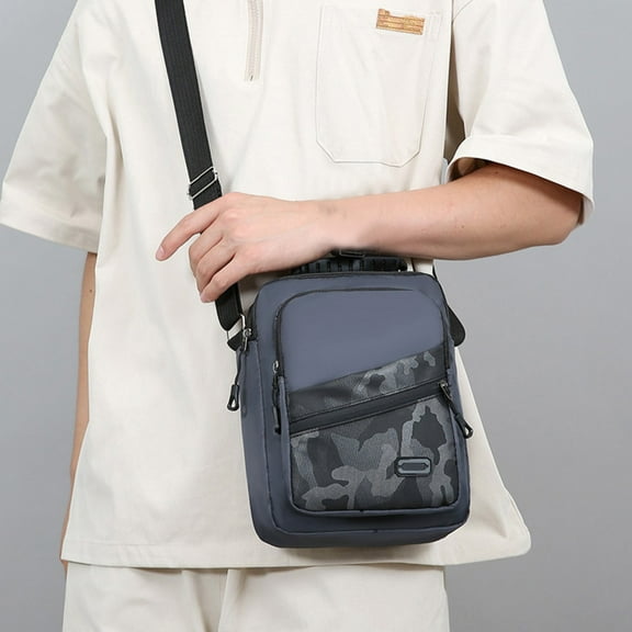 Camouflage Shoulder Bag,Military Crossbody Bag,Waterproof Messenger Bag,Multi Pocket Storage,Large Capacity Casual Sling,Outdoor Tactical Chest Pack Holiday Gifts