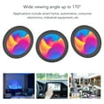 thumbnail image 3 of DSI Round Touch LCD Display, Tempered Glass Full Lamination 10 Point Touch IPS Screen 800x800 Resolution 3.4inch  For 4B 3B+ 3A+ For Car Equipment, 3 of 7