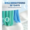 thumbnail image 2 of Cepillo de dientes eléctrico Bymore para adultos con 8 cabezales de repuesto, 2 of 7
