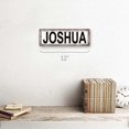 thumbnail image 2 of Outdoor Joshua 4"x12" Metal Sign, Wall Décor for Kids Room and Nursery, 2 of 4