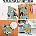 thumbnail image 4 of Sweet Cartoon Puppy Dog Kitchen Dish Towels Set of 1, French Bulldog Washable Tea Towels Dishcloths Lint-Free 18x28 Inch Fast Drying for Kitchen Restaurant Bar Clean, 4 of 7