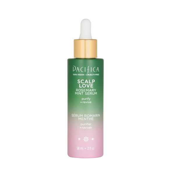 Pacifica Scalp Serum – Rosemary Mint Scalp Love Serum with Witch Hazel for Scalp Detox & Moisturizing, Vegan & Cruelty-Free, 2 oz