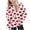 Red, variant on Valentine Hoodies For Kids Long Sleeve Heart Print Pullover Tops Casual Loose Sweatshirts With Pocket (13 Years, Red-A)