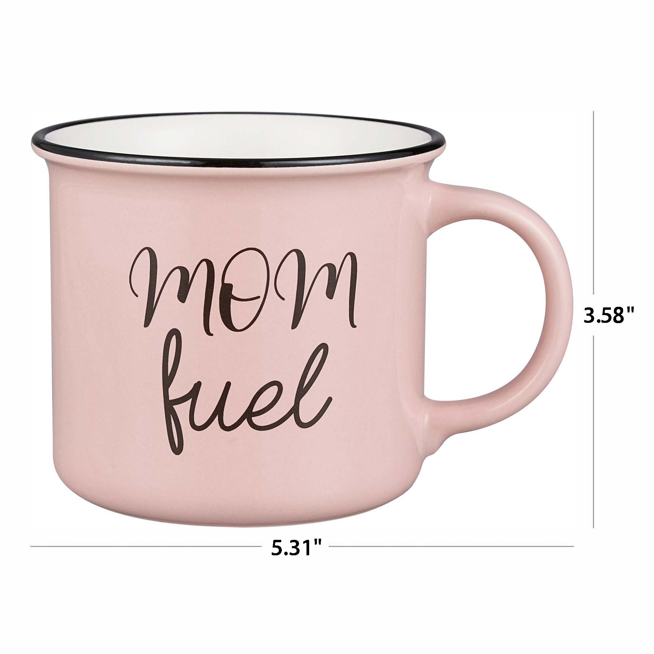 Mainstays 15.21-oz Stoneware Mom Mug, Pink - image 5 of 6