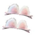 thumbnail image 3 of 2 pinzas para el pelo para niños, pinzas para el pelo de felpa con de dibujos animados, conjunto de pinzas para el pelo de Metal Rosado jinwen Pinza para el cabello, 3 of 8