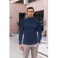 thumbnail image 5 of Ekouaer Men's Turtleneck Long Sleeve Turtle Neck Shirts Basic Lightweight Undershirt Thermal Pullover Sweater, 5 of 7