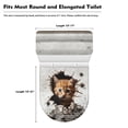thumbnail image 5 of HELLHERO 2 Pcs Set Toilet Seat Covers for Bathroom Supplies Cat Stretch Toilet Seat Cover Adjustable, 5 of 5