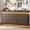 Brown, variant on ChVans Black Dresser with LED Light and Charging Station, Modern Wood Dresser with Wide Drawers and Metal Handles, 9 drawer dresser for Bedroom, Living Room, Entryway, Hallway
