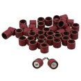 thumbnail image 2 of 60pcs 12,5mm * 12.5mm 60- 600grit Bandes de Ponçage + 2pcs 1/2" Mandrin en Caoutchouc, 2 of 6
