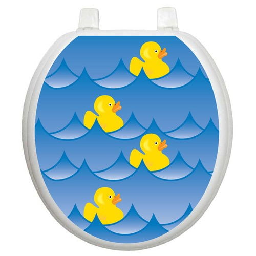 Toilet Tattoos TT-1800-O Under the Sea Design Elongated