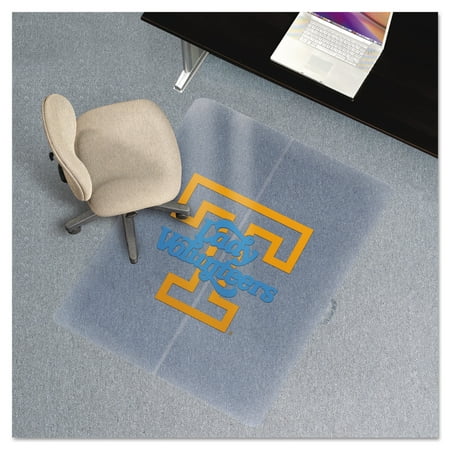 ES Robbins Collegiate Chair Mat for Low Pile Carpet, 36 x 48, Tennessee Lady Volunteers