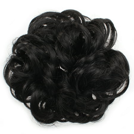 - Onedor Ladies Synthetic Messy Dish Hair Bun Extension (1#-Black)