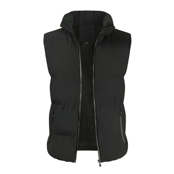 adviicd Cowboy Vest Men's Padded Down Vest Winter Casual Work Sports Travel Outdoor Puffer Pockets