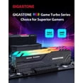 thumbnail image 2 of Kit DDR4 RAM Gigastone Game Turbo de 32 GB (2 x 16 GB) a 3200 MHz, 2 of 7