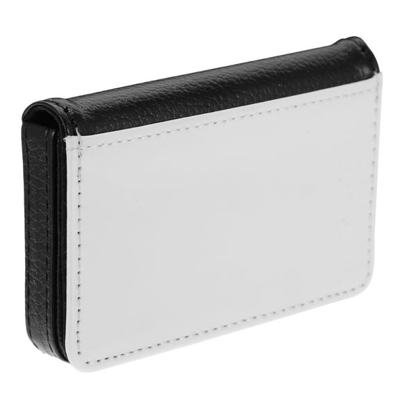 WORGEOUS Credit Holder Business Card Holder Home Cards Holder Miss 10.5X7.7X1.7CM Black