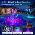 thumbnail image 2 of Altavoz Bluetooth para piscina Blufree con fuente colorida, 2 of 8