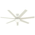 thumbnail image 3 of Hunter - Phenomenon Indoor Ceiling Fan With Light, Wall Control, 60-inch, Matte White, Casual-style, 6-speed, Energy Star, WiFi Smarthome, 51375, for Living Rooms, Bedrooms, 3 of 18
