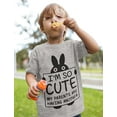 thumbnail image 3 of Tstars Toddler "I'm So Cute" Announcement Tee: Perfect Baby Shower & Sibling Reveal Gift - Humorous Newborn Celebration T-Shirt for Big Brothers & Sister, 3 of 11