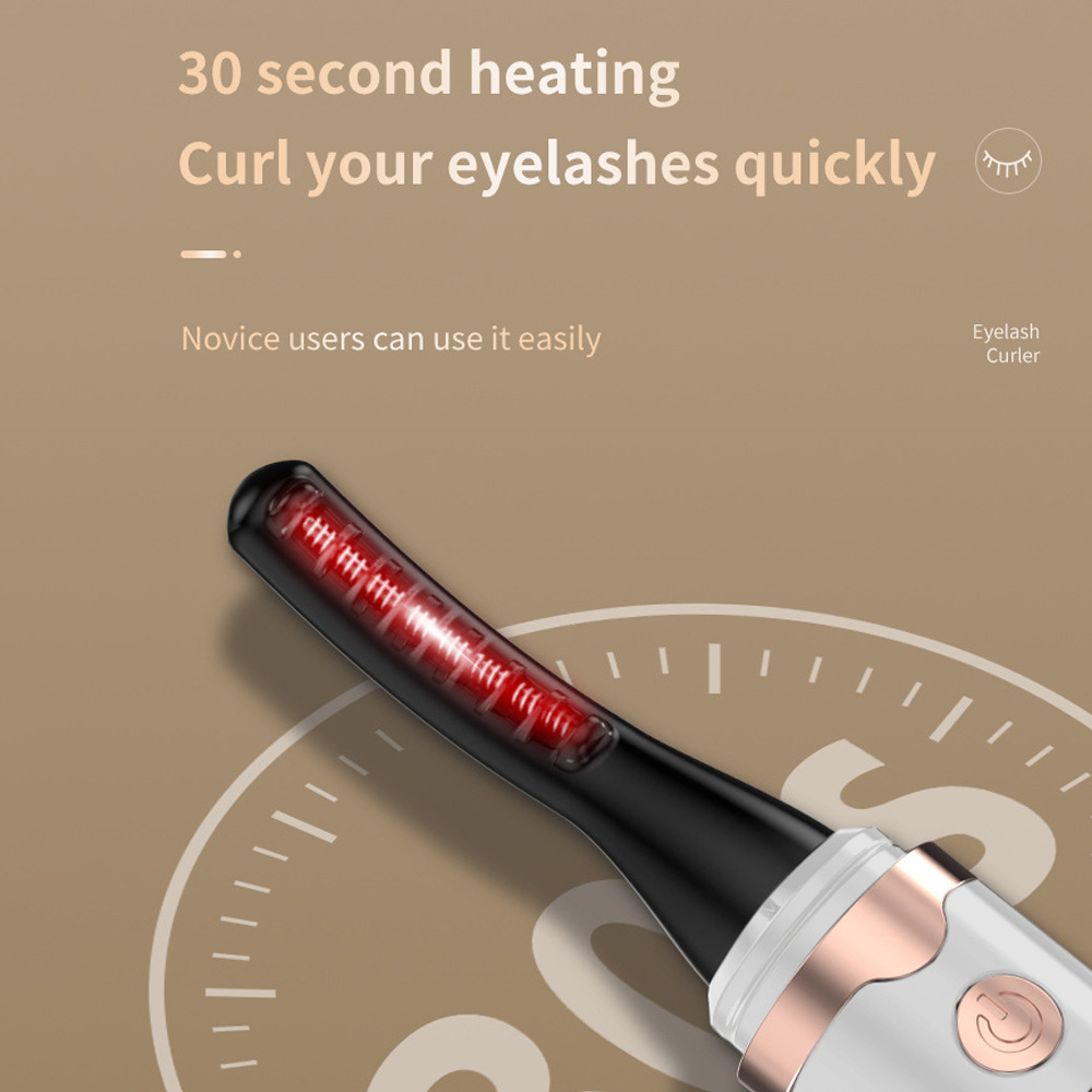 New electric eyelash curler, eyelash curler, electric eyelash curler, rechargeable digital display, electric perm beauty tool