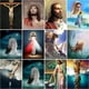 thumbnail image 2 of CHENISTORY-pintura de diamante 5d de Jesús, bordado de diamantes cuadrado/redondo, mosaico de figuras religiosas de Dios, imágenes artesanales creativas, 2 of 5