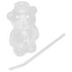 thumbnail image 4 of ColoMX Copa de oso novedoso en forma de oso taza de vidrio de dibujos animados de gran capacidad de té de té de jugador de osos con paja, 4 of 7