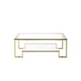 thumbnail image 2 of Pangea Home Laurence Metal Coffee Table in Polished Gold, 2 of 4