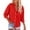 Red, variant on kaprioy Button Down Shirts for Women Dress Shirts Long Sleeve -Free Blouse Casual Solid Office Work Tunic Top Red, XXL