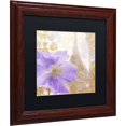 thumbnail image 2 of Trademark Fine Art "Purple Paris II" Canvas Art by Color Bakery Black Matte, Wood Frame, 2 of 4