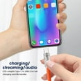 thumbnail image 6 of 120W 6A USB Type C Cable Super Fast Charger Cord Quick Charge USB C Cable For IOS iPhone Samsung Xiaomi Huawei Oneplus POCO OPPO Yellow For Type C 1m, 6 of 6
