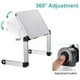 thumbnail image 3 of Soporte de libro ajustable Uxcell para lectura, soporte ajustable para laptop, libro, revista, tableta, blanco, 3 of 6