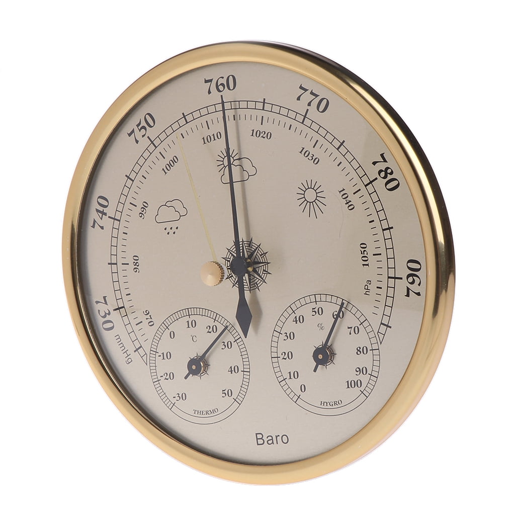 Three in One Wall Mounted Temperature Humidity Air Pressure Barometer
