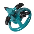 thumbnail image 3 of Aspersor de jardín de plástico de 3 brazos, sistema de riego giratorio automático para césped, sistema de riego al aire libre Yuarrent HA7654-00B, 3 of 6
