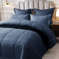 thumbnail image 3 of Shatex Duvet Insert King Size All Season Bedding Blue King Down Comforter - Ultra Soft 100% Microfiber Polyester - King Size Down Comforter, 3 of 6