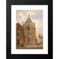 thumbnail image 2 of Auguste-Sébastien Bénard 18x24 Black Modern Framed Museum Art Print Titled - View from the Outside of a Chapel. (1844), 2 of 5